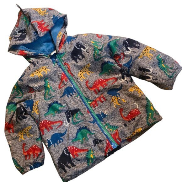 Fall Dinosaur Fleece Hooded Jacket sz 18m - Picture 7 of 10
